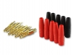 Goldkontakt • 4,0mm • Bananenstecker • 5 Paar